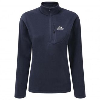 Mountain Equipment Micro Zip Tee Fleecepullover f&uuml;r Damen | blau