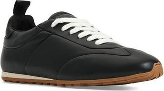 Aquatalia Oasis Weatherproof Sneaker in Black Leather at Nordstrom, Size 8.5