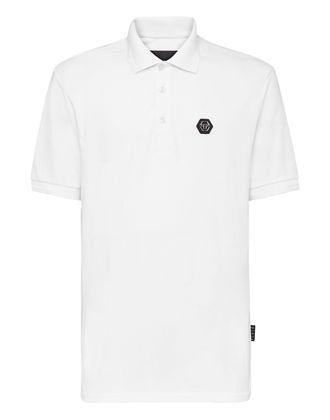 Philipp Plein Slim Fit Polo Shirt Ss Iconic Plein