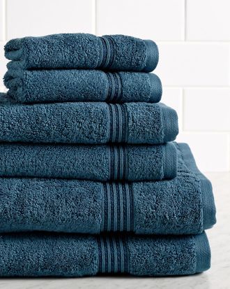 Superior Solid Soft 6Pc Absorbent Egyptian Cotton Towel Set