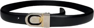 Celine Pre-owned Lederen Riem - Dames - Vintage Accessoires - Zwart - ONE Size - Leer - Vintage