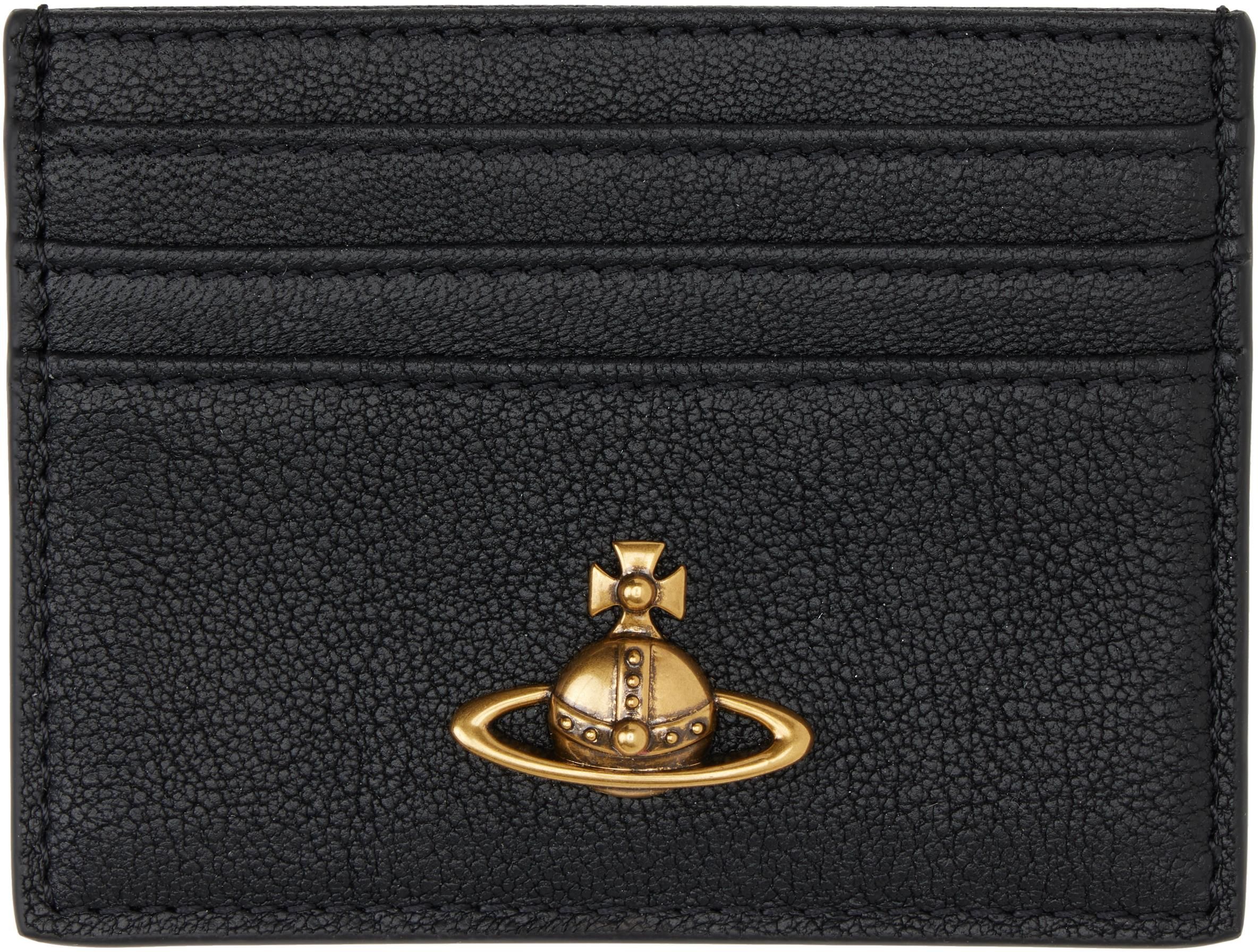 Vivienne Westwood Black Flat Card Holder from $95.00 - on