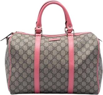Gucci Pre-owned Handbags, female, Brown, Size: ONE SIZE Pre-owned Boston Bag