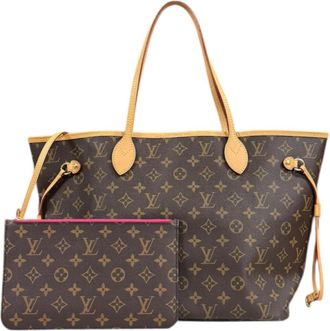 Louis Vuitton Monogram Brown Monogram Or Pivoine Monogram Pouch Tote Bag (Pre-Owned)