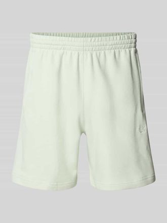 adidas Originals Relaxed Fit Sweatshorts aus reiner Baumwolle mit Logo-Stitching in Lind, Gr&ouml;&szlig;e XXL