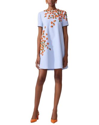 Carolina Herrera Embellished A-Line Dress