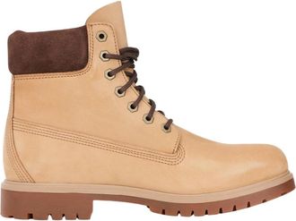 Timberland Waterdichte Beige 6-Inch Herenlaarzen - Heren - Veterlaarzen - Beige - 41 EU - Leer - Schoenen