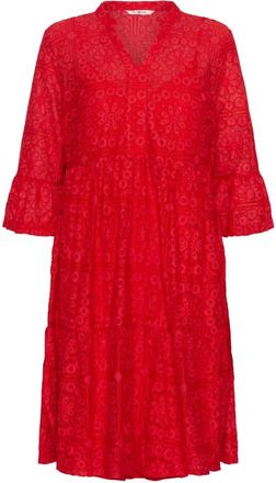 Cream CRTiley Lace Dress - - Dresses - Donna - Rosso - M