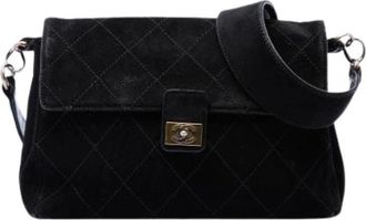 Chanel Pre-owned Vintage Schoudertas - Dames - Vintage Schoudertas - Zwart - ONE Size - Leer - Vintage