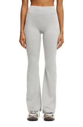 Cotton On Womens Active Ultra Soft Contour Flare in Light Grey Marle at Nordstrom, Size X-Small