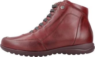 Pitillos Stijlvolle Lace-up Laarzen - Dames - Veterlaarzen - Rood - 36 EU - Schoenen
