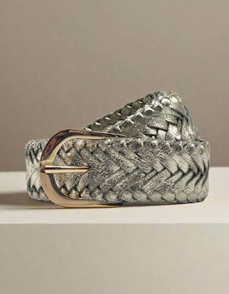 Nooki Design Womens RIO WOVEN BELT-GOLD - Size: ML