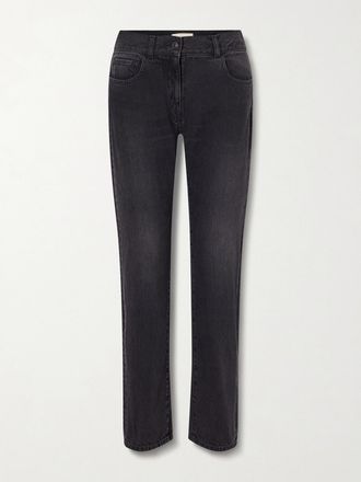 The Row Jeans A Gamba Dritta E Vita Media Booker - Nero