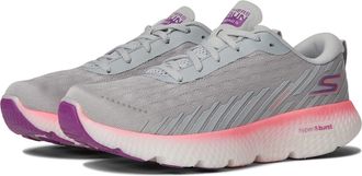 Skechers GOrun Maxroad 5 Womens Running Shoes - AW22 Grey Pink, 4 UK