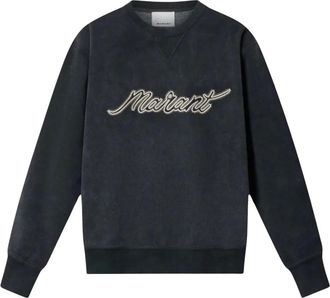 Isabel Marant Hoodies & sweatvesten, Heren, Zwart, M, Katoen, Mahony Sweatshirt