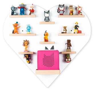 VCM Estante Coraz&oacute;n Ni&ntilde;os Toniebox Tonies 51x54x19 - Vcm