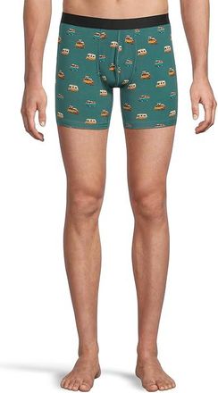 MeUndies Boxer Brief Mens Underwear Road Trip : SM, Elastane/Modal