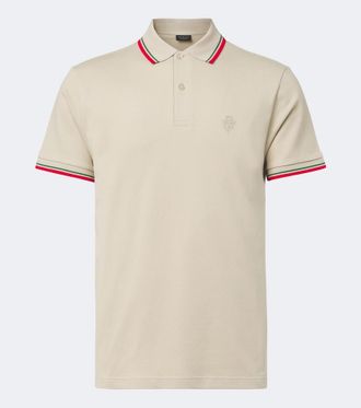 Gucci Cotton-blend piqu&eacute; polo shirt