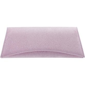 Nina Zoey Metallic Clutch in Icy Pink at Nordstrom