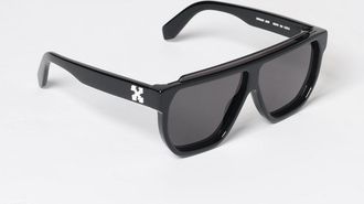 Off-white Occhiali da sole aviatore in acetato con forma stondata e logo Arrow