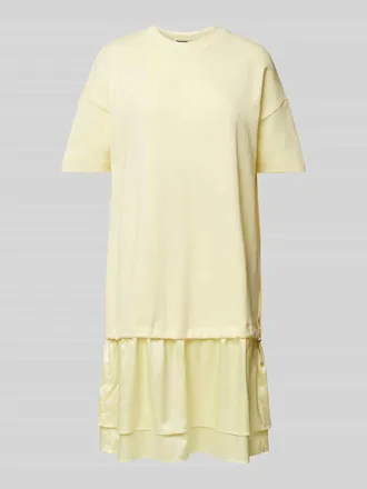 Joop Knielanges Kleid mit überschnittenen Schultern Modell Tsuki in Hellgelb, Größe 34