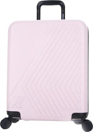 K-Way Eudoxie Logo Trolley - unisex - Handbagage koffer - Roze - ONE Size - Polyester - Koffers