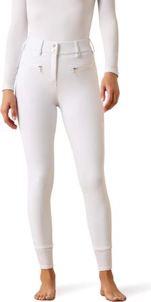 Ariat Womens Tri Factor Allure Full Seat Riding Breech in White, Size 26, by Ariat