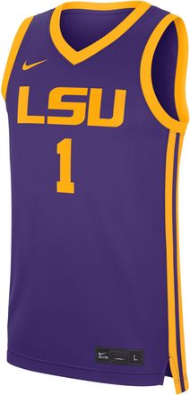 Nike LSU Tigers Replica Nike Mens College Basketball Jersey in Purple | CLEVGRJNCBJLSU-LSU