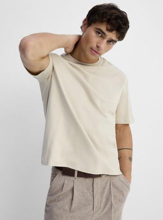 Le 31 Mens Organic Pima cotton T-shirt Comfort fit