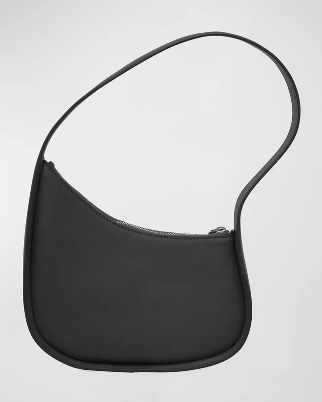 Half Moon Shoulder Bag in Smooth Calfskin