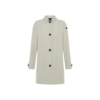 Roberto Ricci Design Single-Breasted Coats, female, White, Size: XS Montecristo Trench Coat