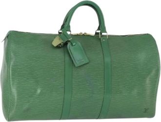 Louis Vuitton Pre-owned Weekend Bags, female, Green, Size: ONE SIZE Pre-owned Vintage Weekend Bag