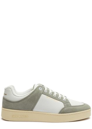 Saint Laurent SL/61 Panelled Leather Sneakers - White - 40 (IT40 / UK6)