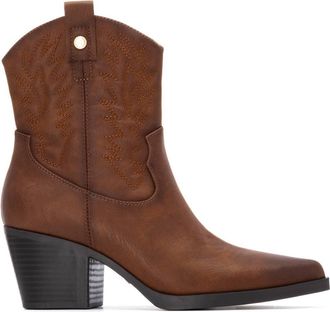 Xti Womens Embroidered Italian Western Booties By XTI