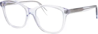 Alexander McQueen AM0487O Crystal Acetate Eyeglasses - Crystal