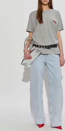 The Attico T-shirt From The Il Primo Bagno Collection, Womens, Grey
