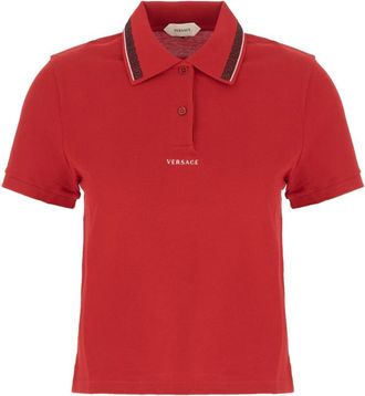 Versace Polo - Dames - Polos - Rood - XS - Tops