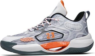 Generic Mens Shoes Running Basketball Sports Outdoor Training Sneakers Fashion(Orange,3.5 UK)