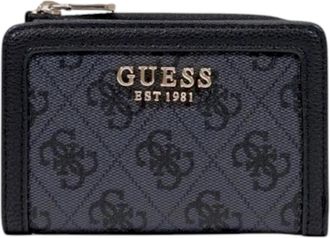 Guess Portemonnee - Dames - Portefeuilles - Zwart - ONE Size - Leer - Accessoires