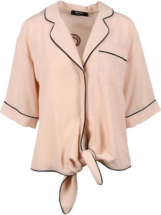 Twinset Roze Poedershirt voor Vrouwen - Dames - Overhemden - Roze - XL - Overhemden