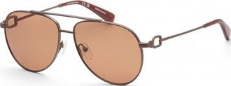 Longchamp Womens LO178S 58 200 Sunglasses - Brown - One Size