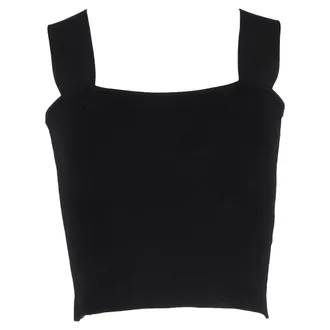 Diane Von F&uuml;rstenberg Cherita Knitted top in Black Viscose