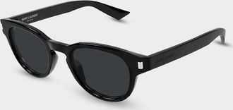 Saint Laurent Men & apos;s SL 876-001 Acetate Square Sunglasses