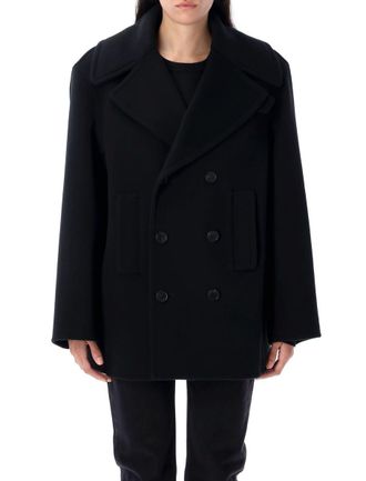 Saint Laurent Wool Peacoat