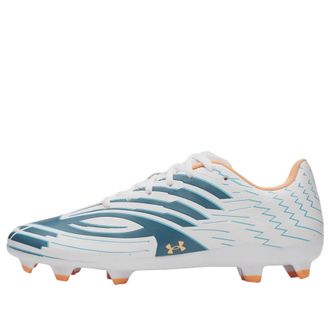 Under Armour Shadow Select 4 FG White Boundless Blue Orange Bloc 6006230-100