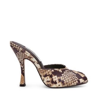 Steve Madden Jaylee Mule TAN SNAKE