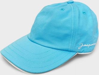 Jacquemus Mens Jacquemus La Casquette Bricolo Turquoise Cap - Blue/Blue - Size: 56CM