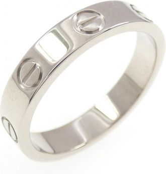 Cartier White Gold White Gold (18K) Band Ring (Pre-Owned)