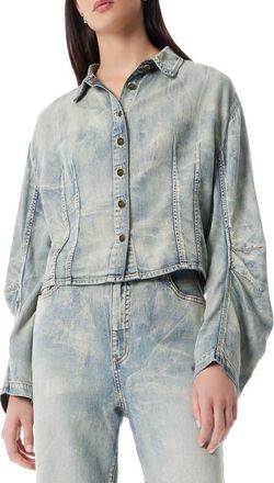 Robert Rodriguez Kelly Barrel Sleeve Denim Jacket in Hypnosis at Nordstrom Rack, Size X-Small