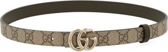 Gucci Beige Logo Buckle Belt